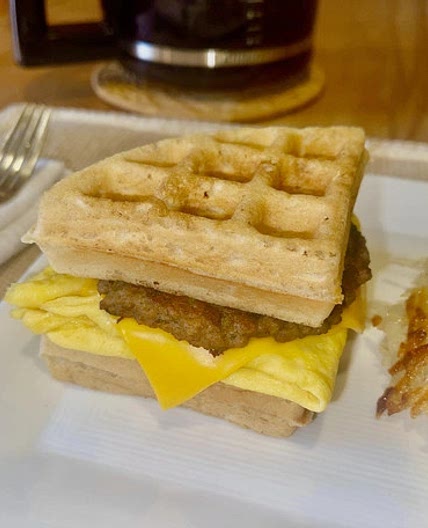 Plant-Based McWaffle Breakfast Sandwiches