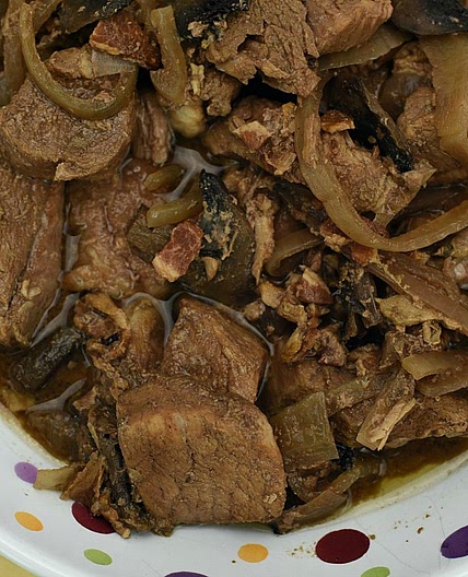 (Freezer Meals) Beef and Bacon Goulash
