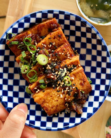 Korean Spicy Braised Tofu (Dubu Jorim)