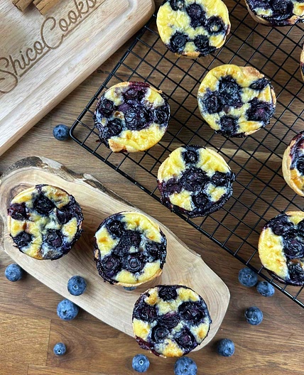 Blueberry Pastel de Nata