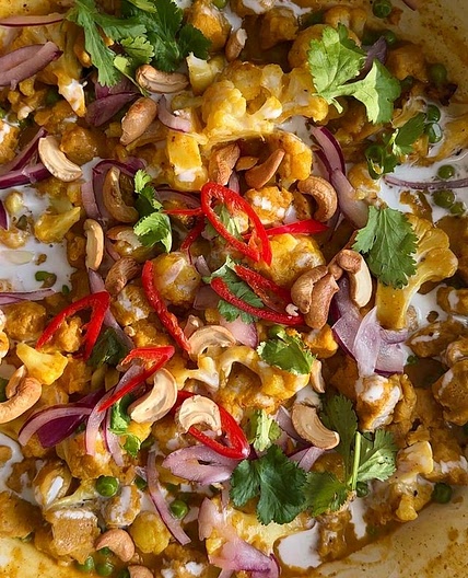 Cauliflower and Tofu Korma