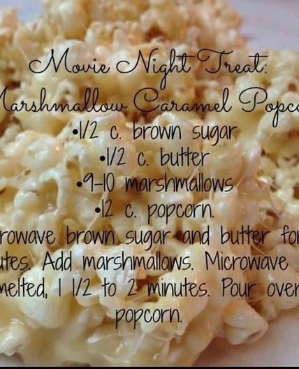 Marshmallow Caramel Popcorn 