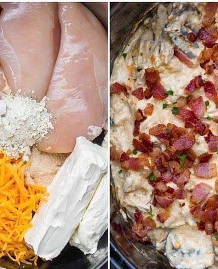 Crockpot crack chicken 