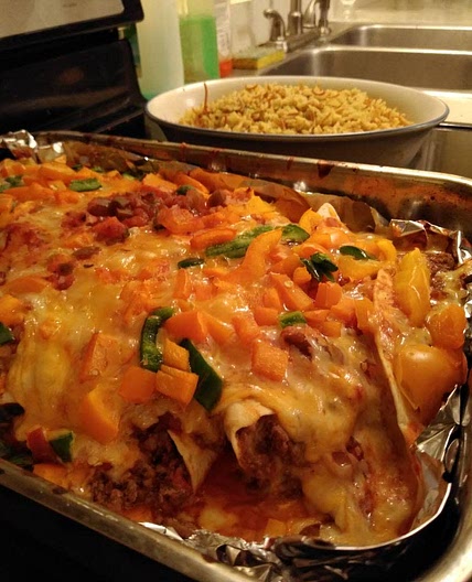 Ninjariffic Mango Enchilladas
