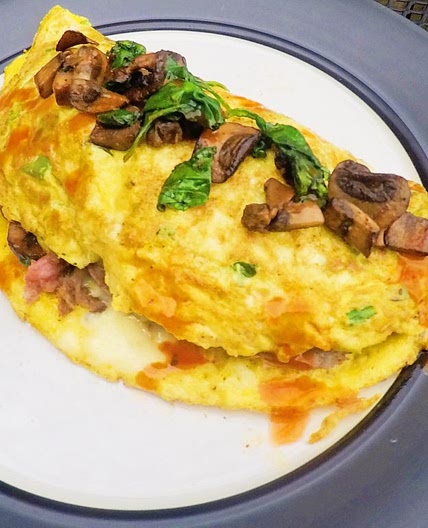 Steak & Cheese Omelette