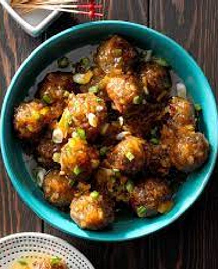 Orange Glazed Meatballs