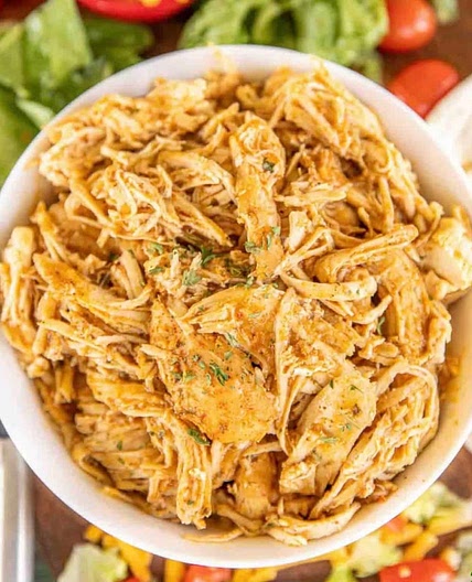 Crockpot Pulled Chicken Tacos