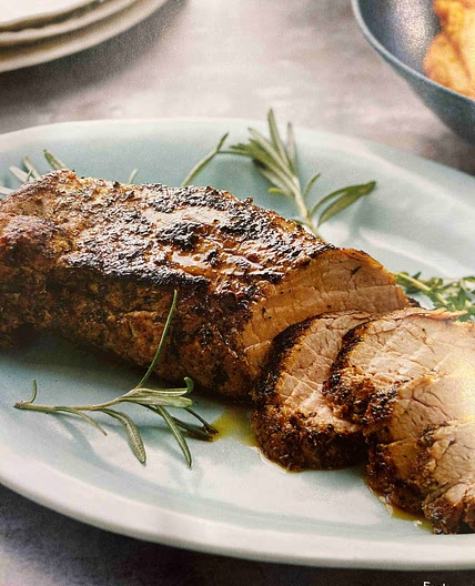 Foolproof roasted pork tenderloin