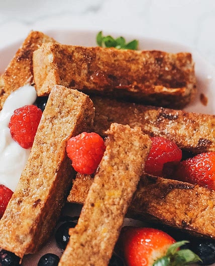 Healthy French Toast Sticks - High Protein