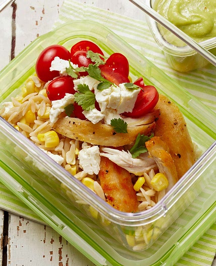 Orzo Chicken Salad with Avocado-Lime Dressing