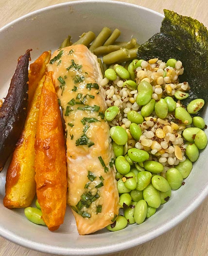 Miso Maple Glazed Salmon