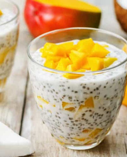 Coconut Chia Seed Parfait