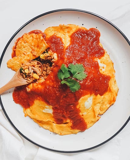 Omurice (Japanese Omelet Rice)