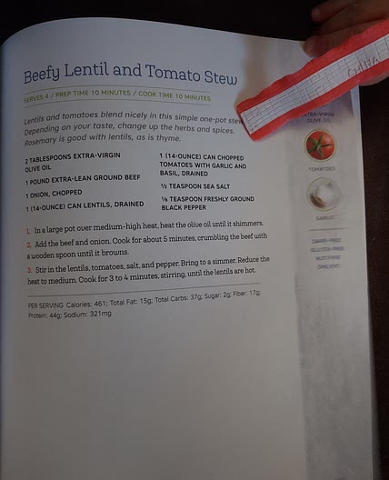 Beefy Lentil and tomato stew