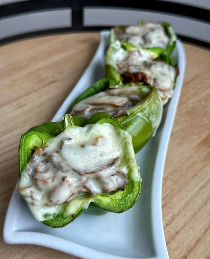 Cheesesteak stuffed peppers