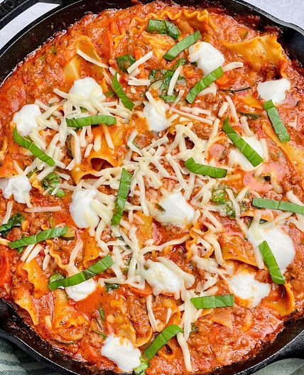 Vegan Skillet Lasagna