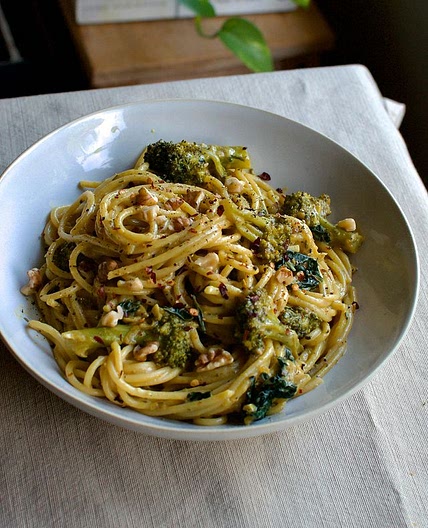 Lemon broccoli spaghetti