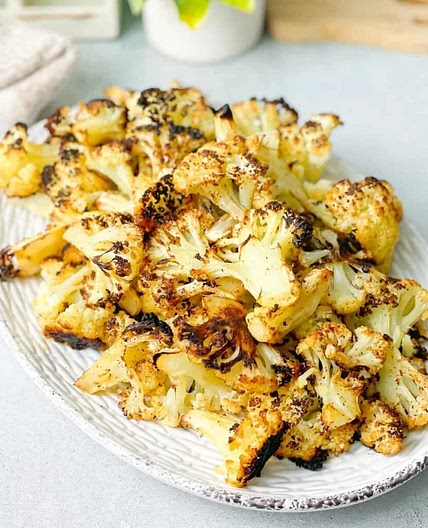 Smoked Paprika and Garlic Baked Roasted Cauliflower