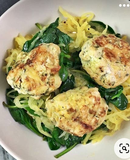 Pesto meatballs