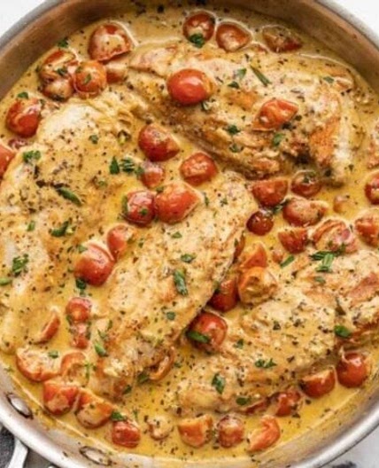Creamy pesto Chicken Recipe