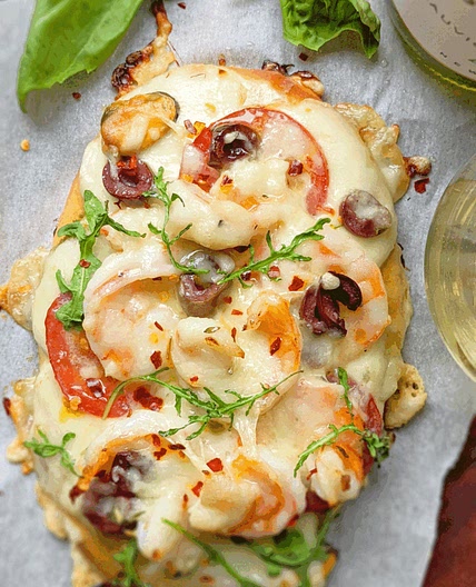 Pescatarian Seafood Piadina (Flatbread) - The Posh Pescatarian