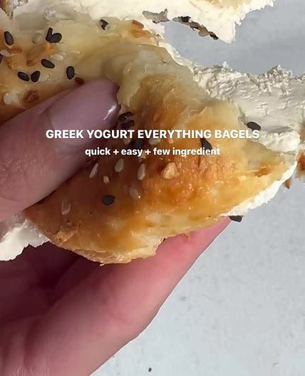 Easy Greek Yogurt Everything Bagels