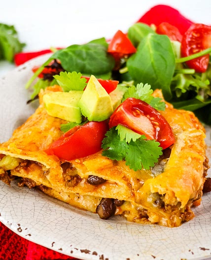 Beef Enchilada Casserole