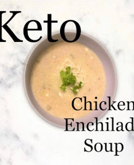 Keto Green Enchilada Soup 