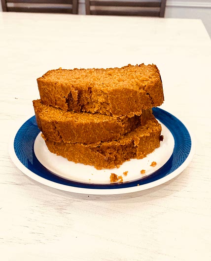 Healthy Oil and Sugar-free Pumpkin bread