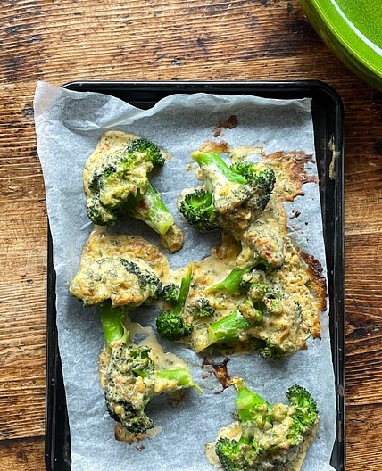 Harissa roast broccoli