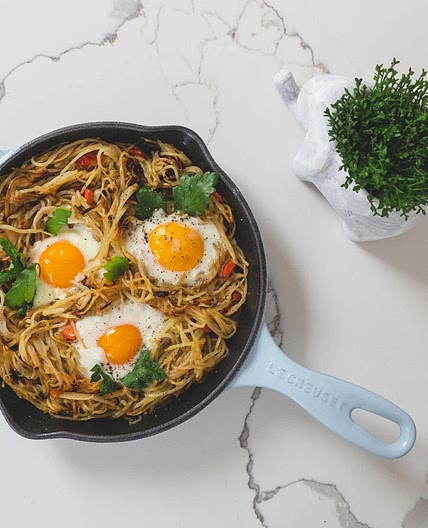 Hash Brown and Eggs