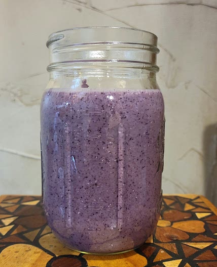 Blueberry Oatmeal Smoothie