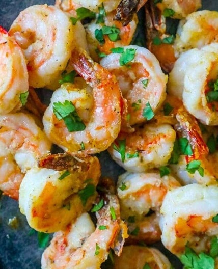 Garlic Parmesan Air Fried Shrimp Recipe