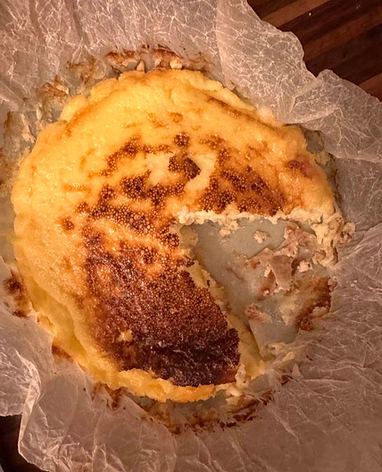 Tarta de queso estilo la Viña