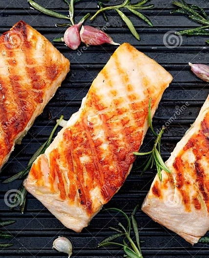 Salmón a la plancha
