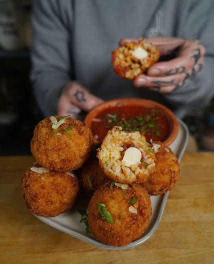 Arancini “zero waste rice”