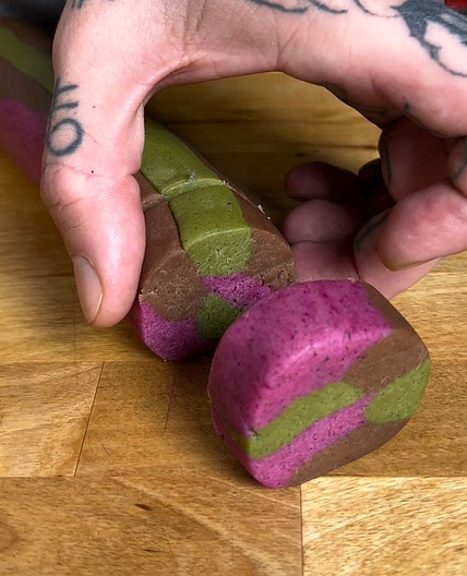 Colourful shortbread 