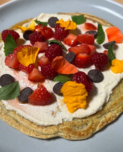 Dosa crêpes “from red lentil”