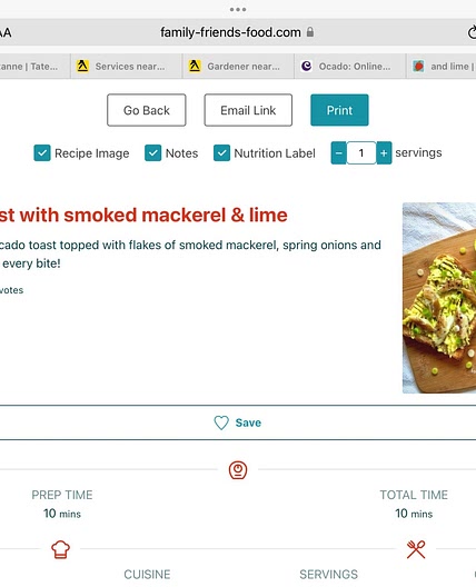 Avocado toast with smoked mackerel & lime - Family-Friends-Food