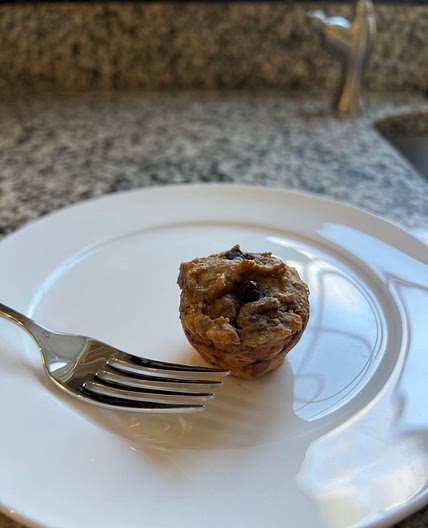 Mini protein blueberry muffins