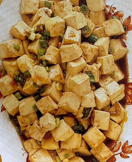 Good: Bean curd in a simple sauce