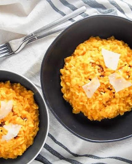 Baked Chicken and Pumpkin Risotto
