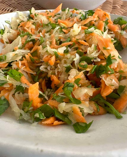 Polish SAUERKRAUT AND CARROTS