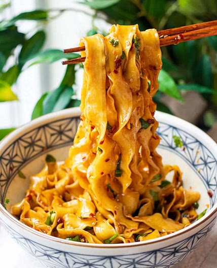 Garlic Chili Noodles (easier ver)