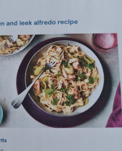 Chicken and Leek Alfredo