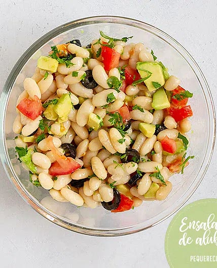 Ensalada de judías blancas