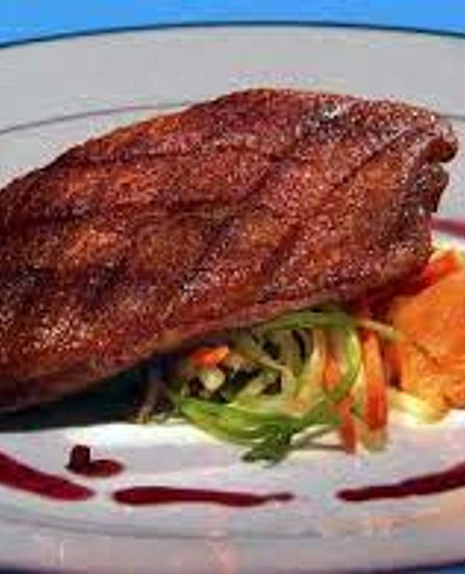 Duck with Red Berry Sauce