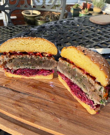 Japanese-Style Tuna Burger 