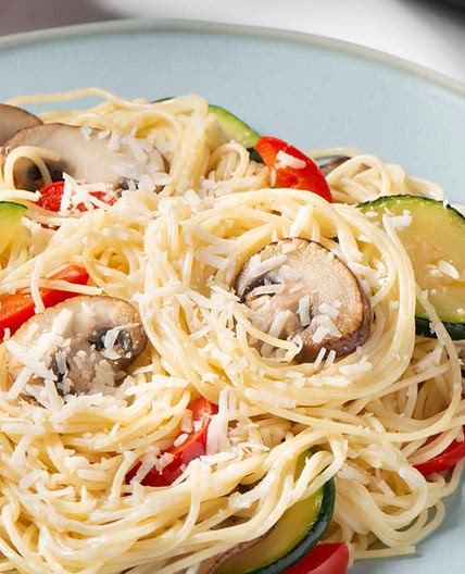 Creamy Angel Hair Primavera