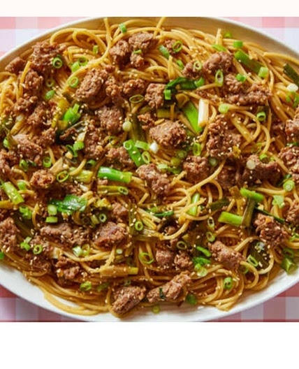 Garlic-Soy Pork Noodles